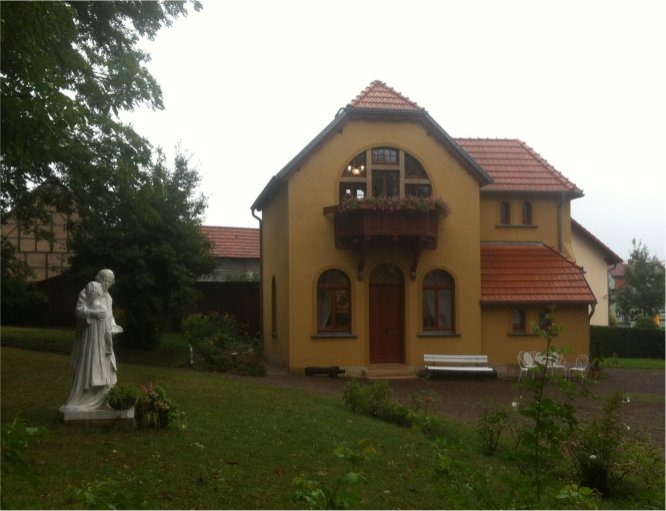 Im Gartenhaus befindet sich heute das Gustav-Freytag-Museum